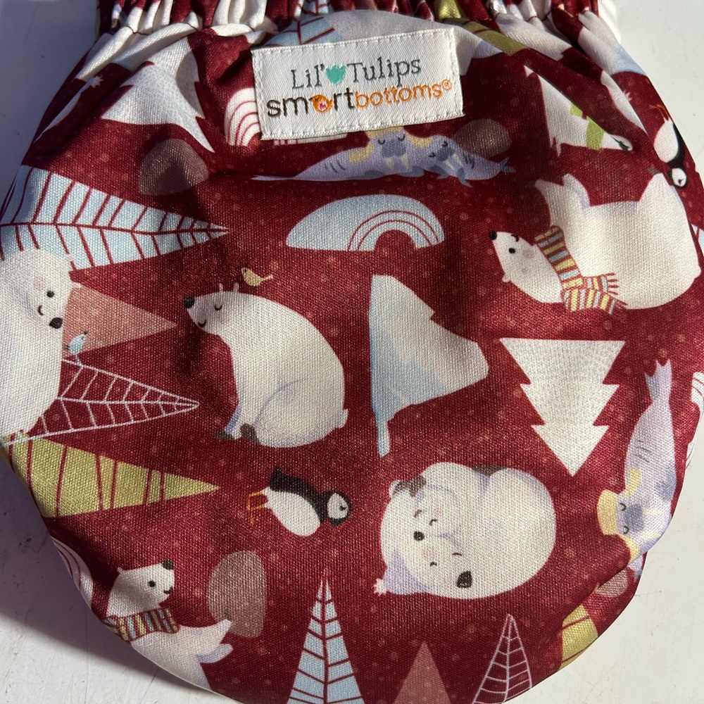 Polar bear Smart Bottoms Cloth Diaper